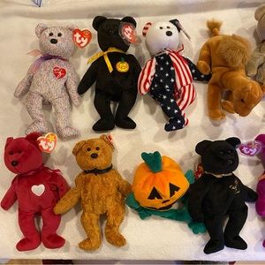 Ty Beanie Babies With Tags rare lots to choose from buy one or all